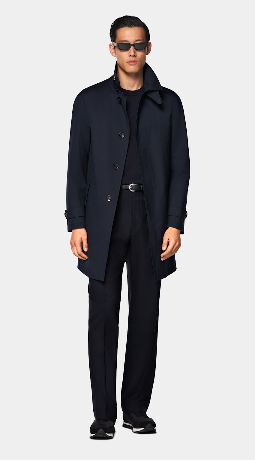 Navy Raincoat