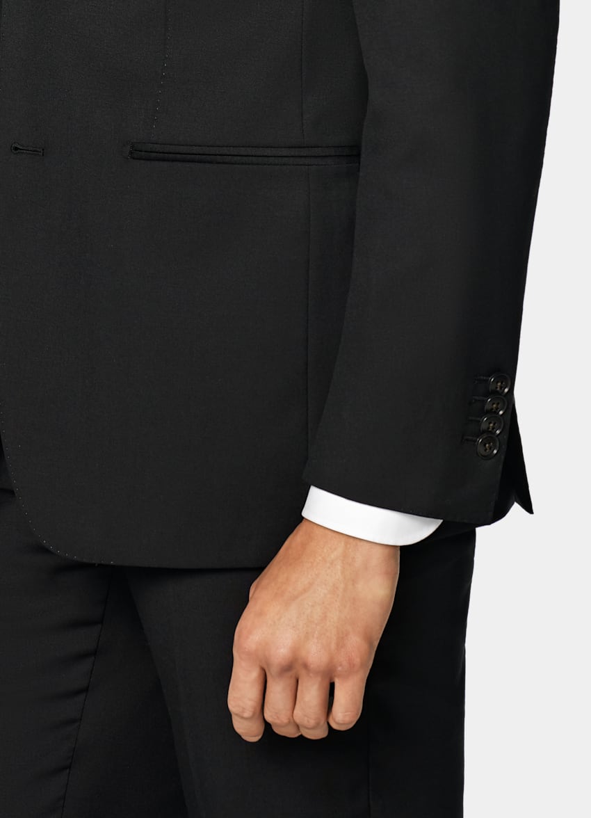 Black Perennial Tailored Fit Havana Suit