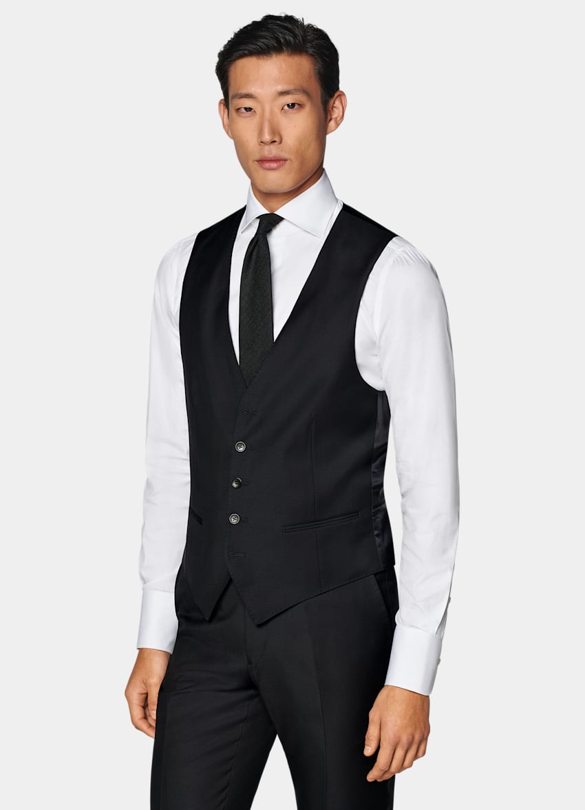 Navy Perennial Three-Piece Tailored Fit Havana Suit