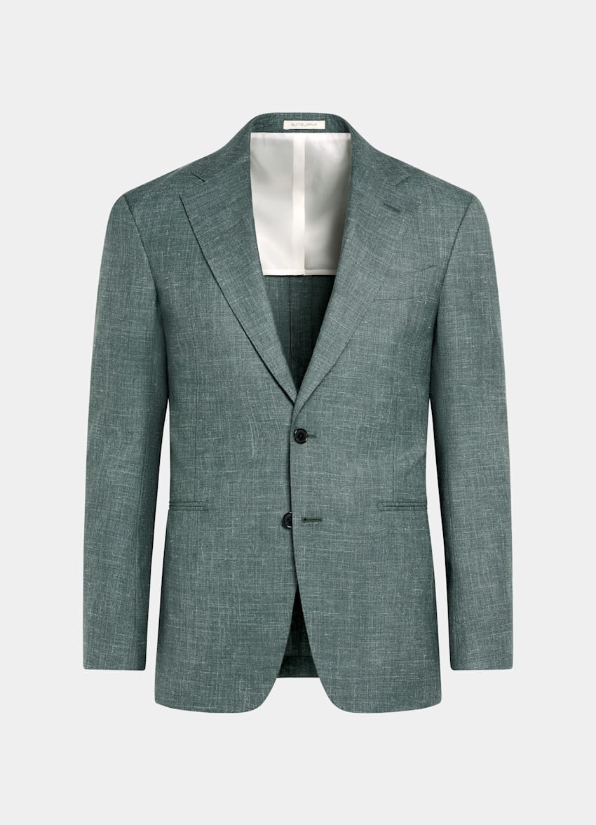 Green Tailored Fit Havana Suit