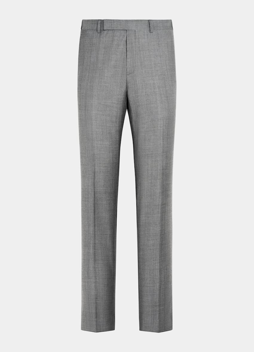Mid Grey Checked Tailored Fit Havana Suit