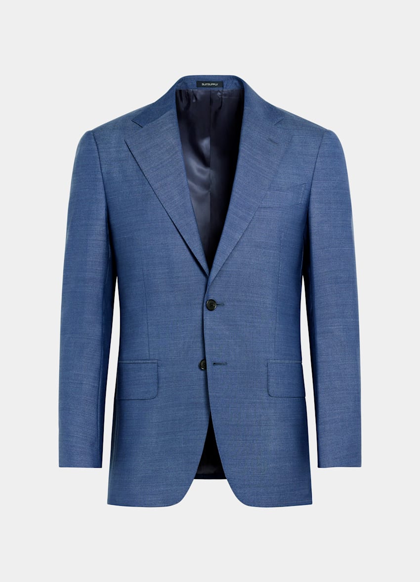 Mid Blue Perennial Tailored Fit Havana Suit