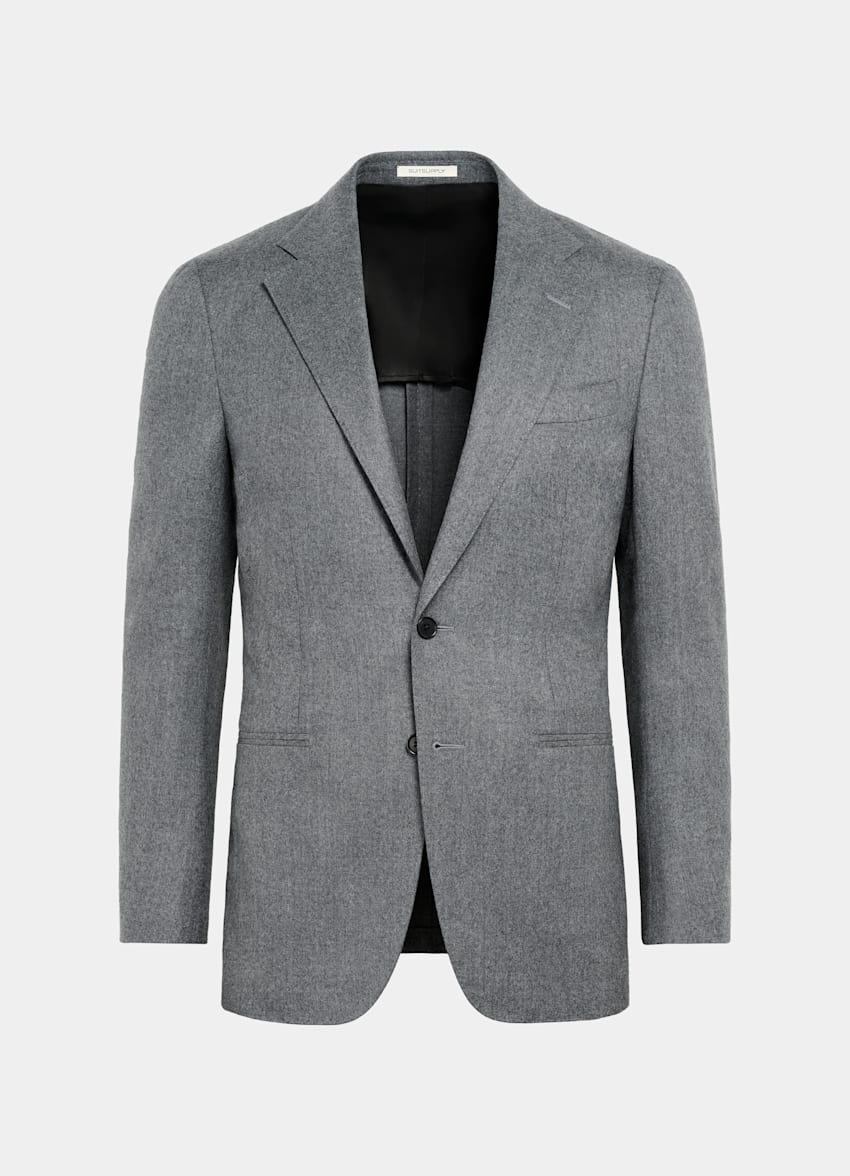 Mid Grey Tailored Fit Havana Suit