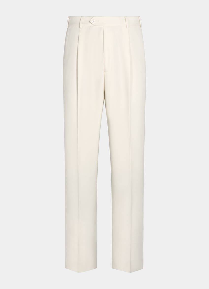 Off-White Wide Leg Straight Pants