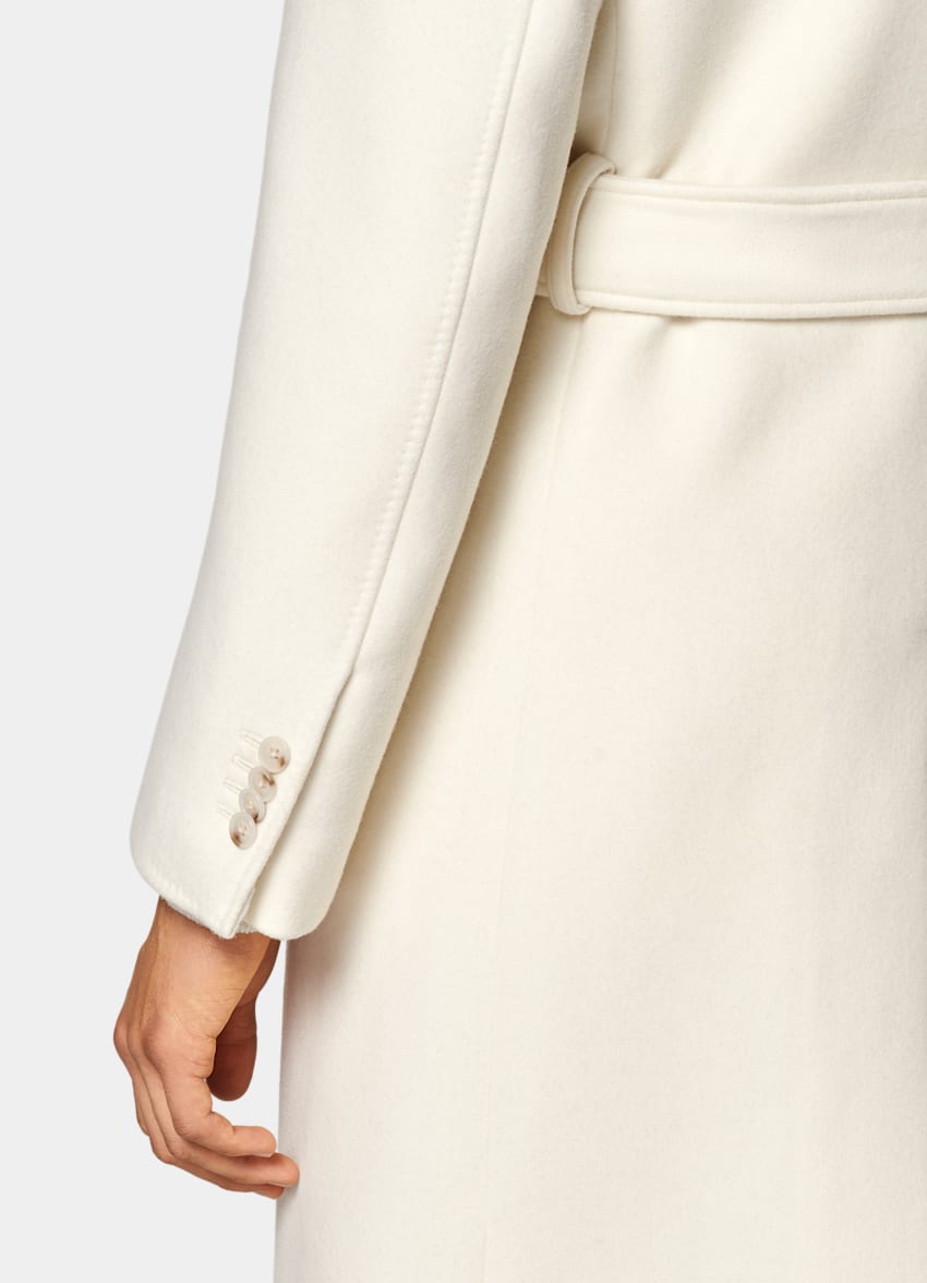 Off-White Belted Overcoat