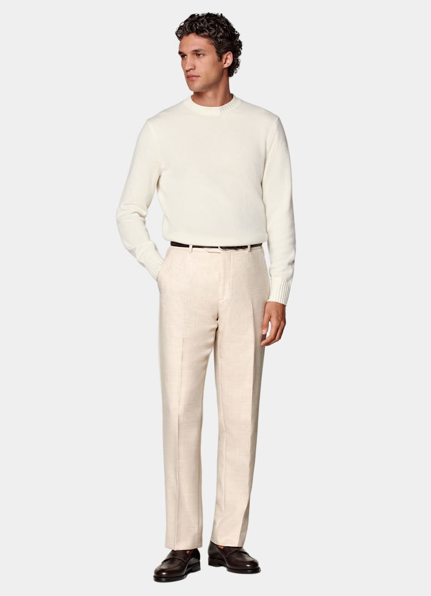 Sand Straight Leg Pants