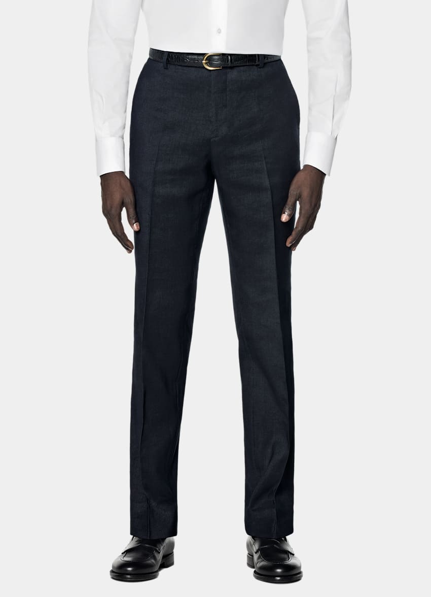 Navy Tailored Fit Milano Suit