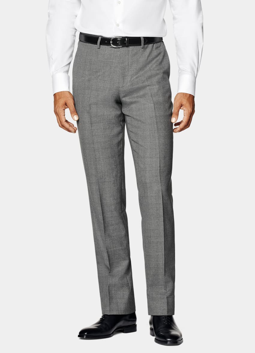 Mid Grey Perennial Tailored Fit Lazio Suit