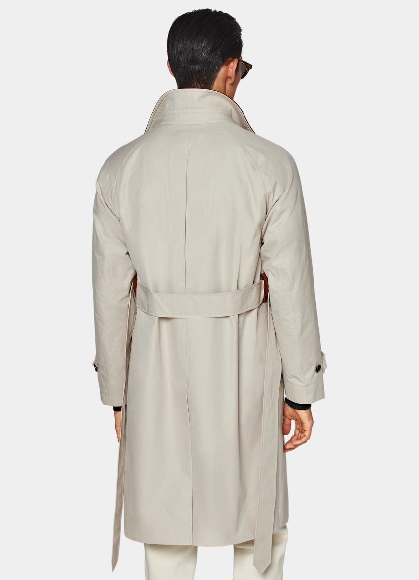 Sand Belted Trench Coat
