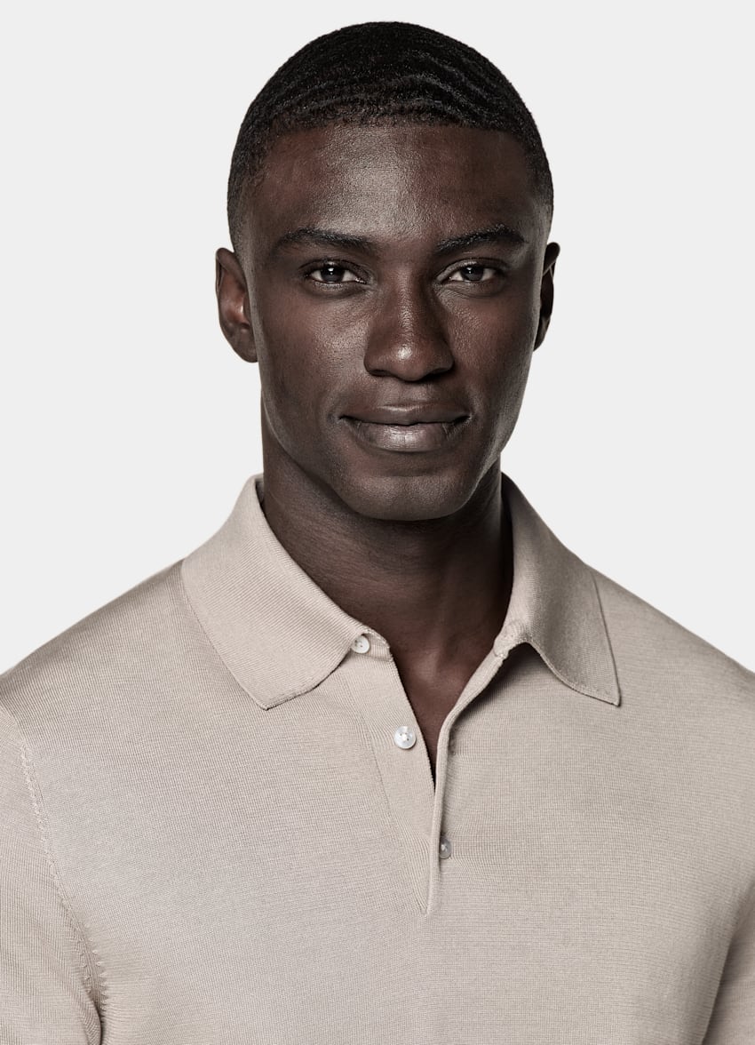 Light Taupe Polo
