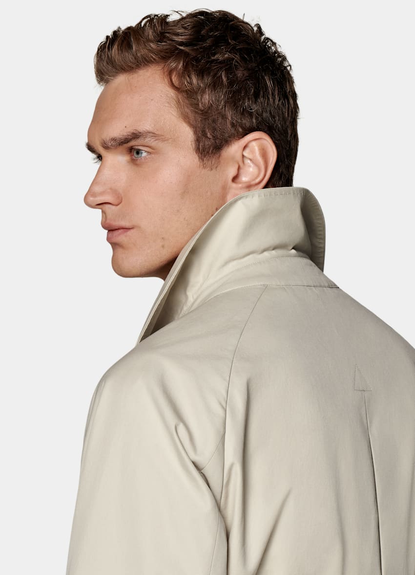 Sand Belted Trench Coat