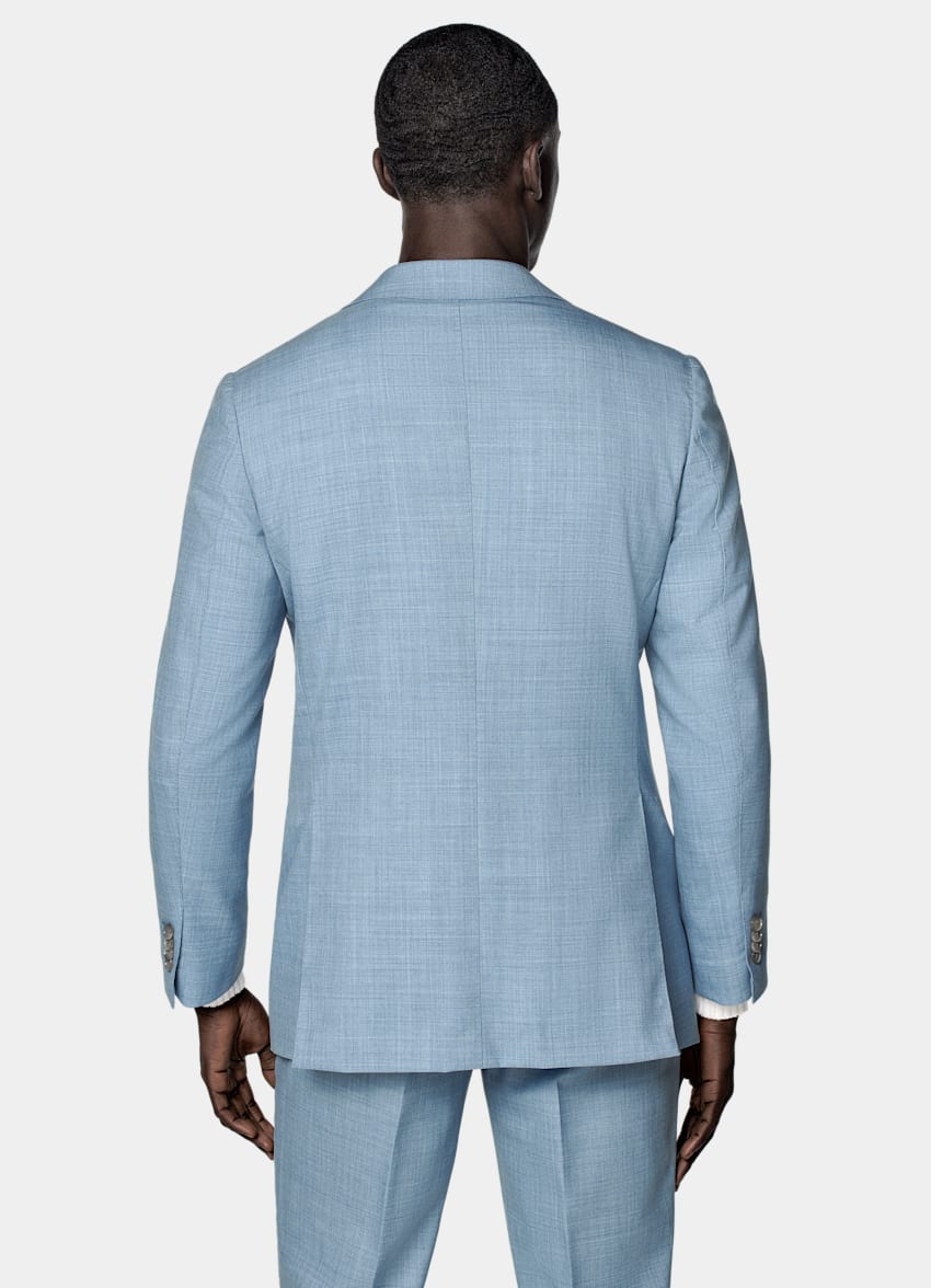 Light Blue Perennial Tailored Fit Havana Suit