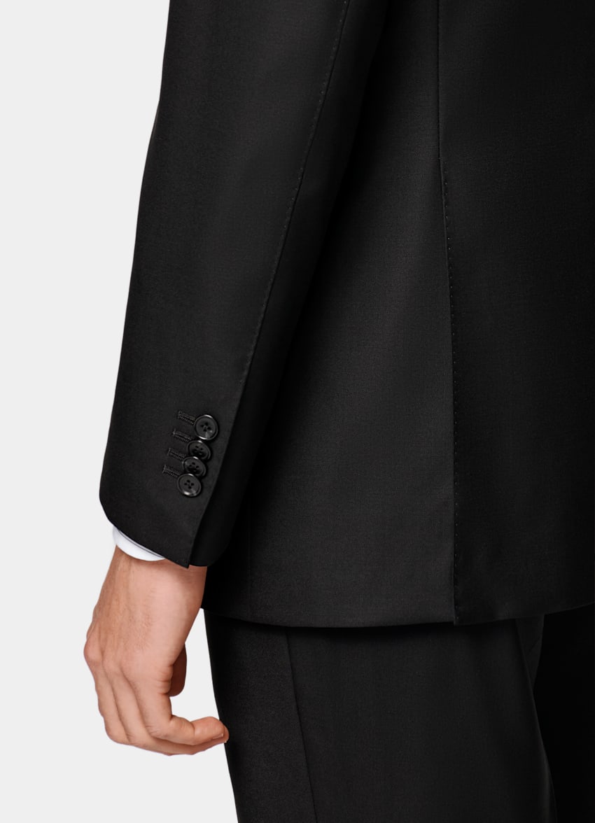 Black Tailored Fit Havana Suit