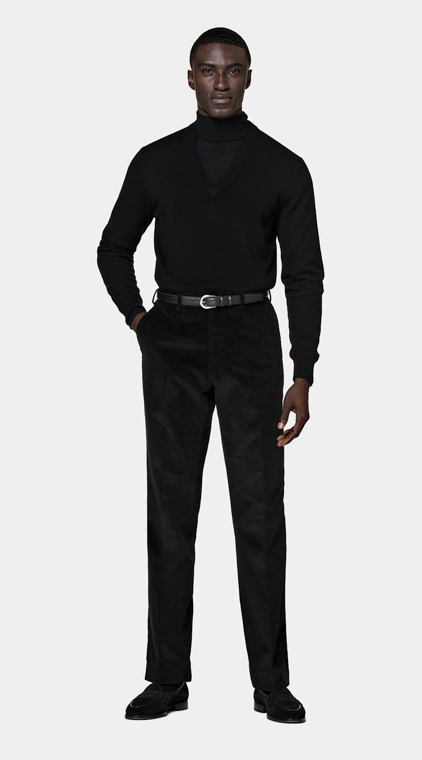 Black V-Neck