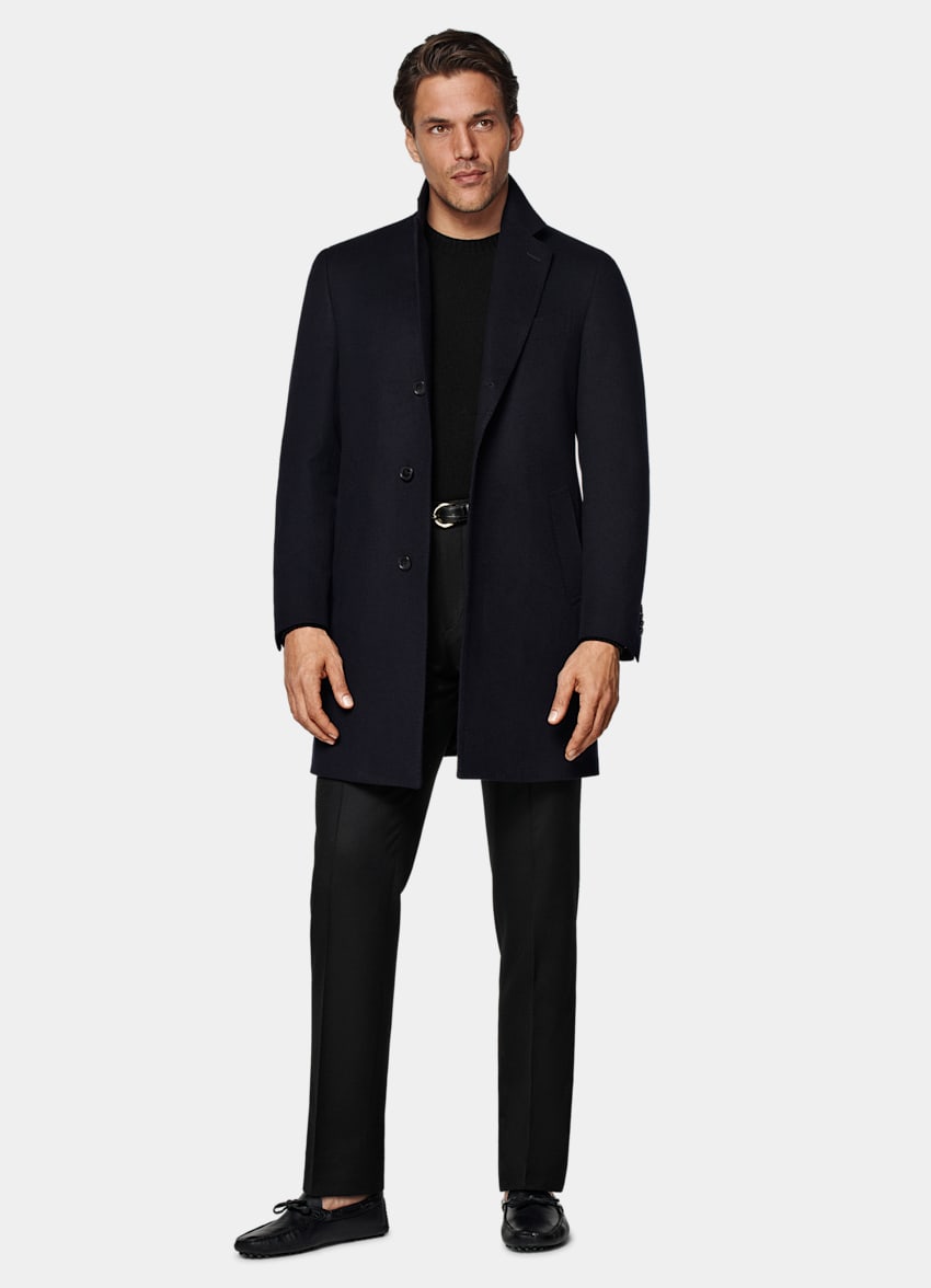 Navy Overcoat