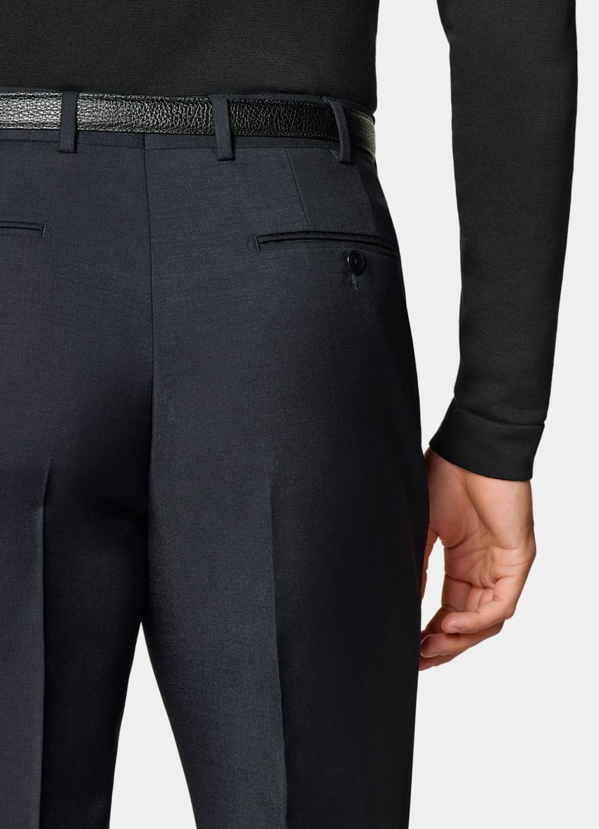 Navy Tailored Fit Milano Suit