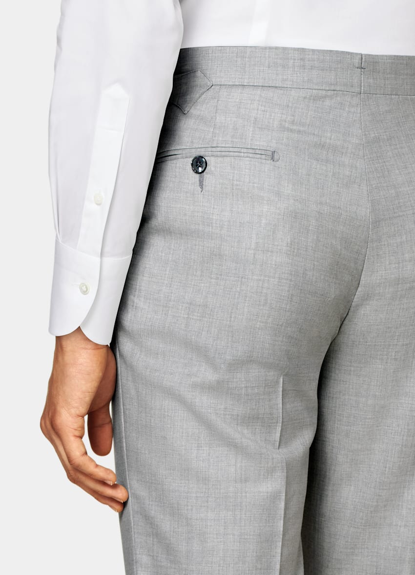 Light Grey Custom Made Suit