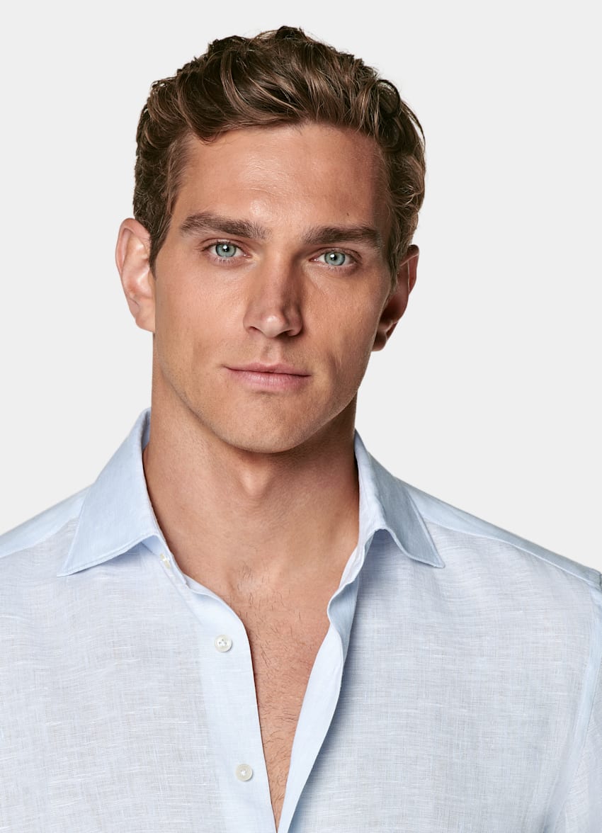 Light Blue Tailored Fit Shirt