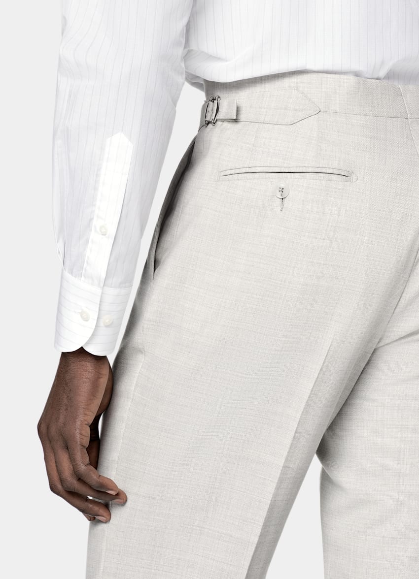 Light Grey Tailored Fit Havana Suit