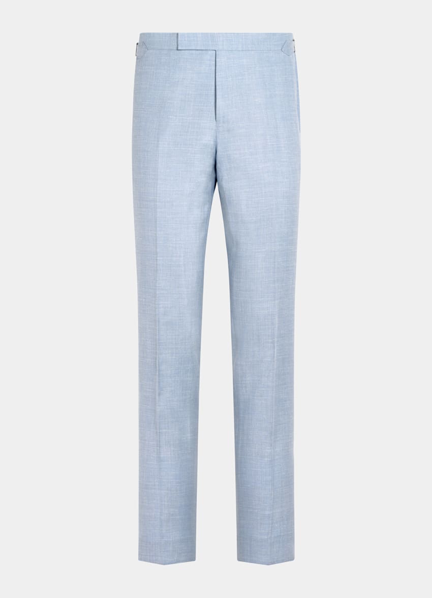 Light Blue Tailored Fit Havana Suit