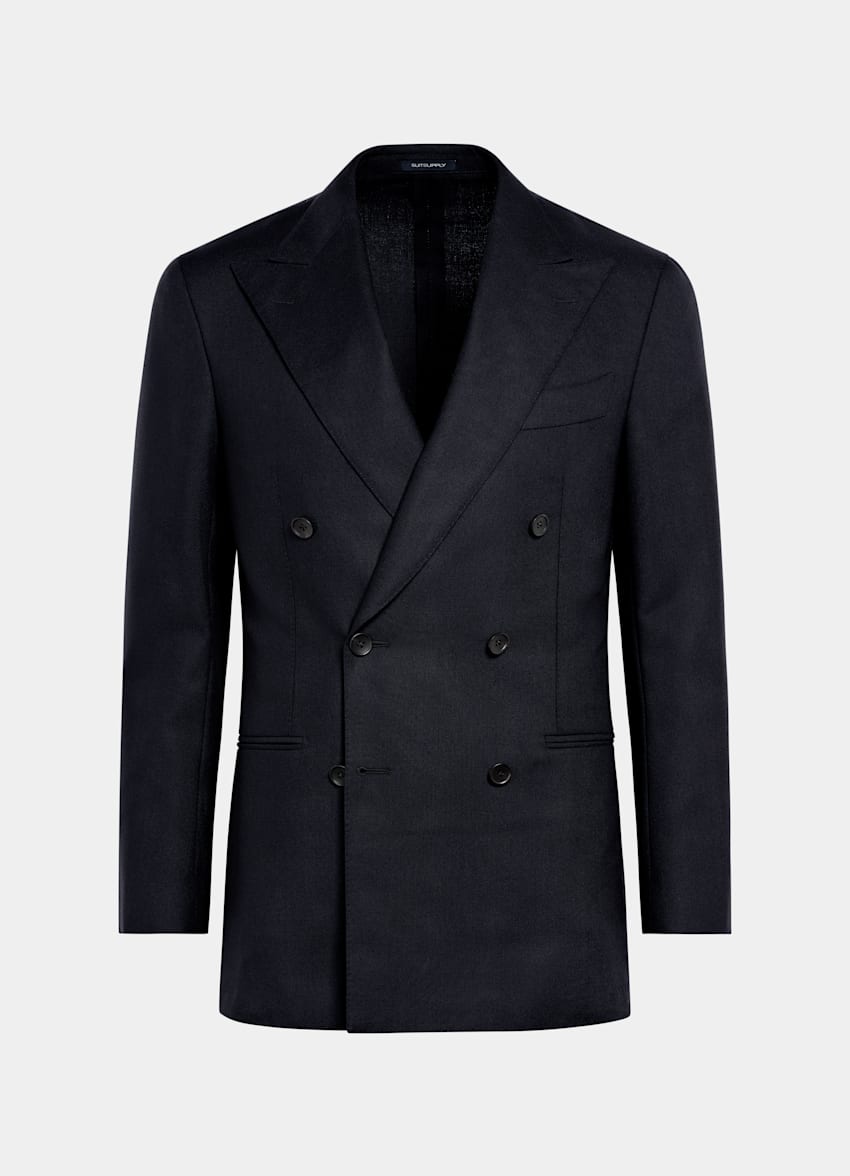 Navy Tailored Fit Havana Suit Jacket