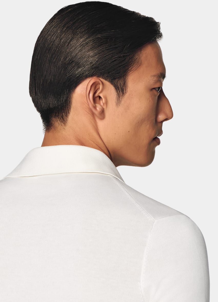 Off-White Polo Cardigan