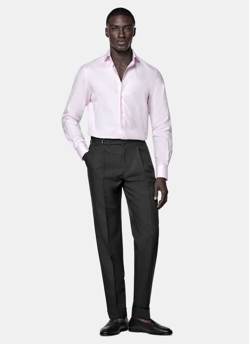 Pink Royal Oxford Tailored Fit Shirt