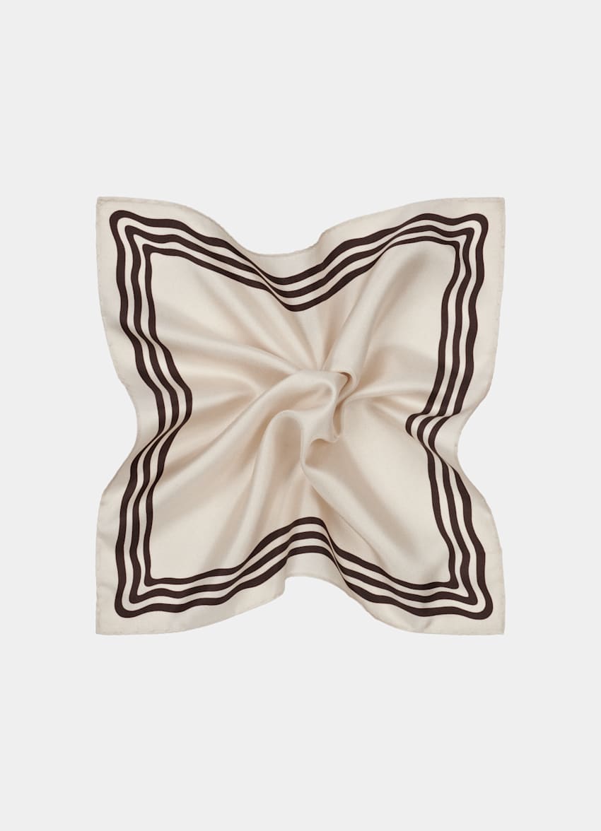 Light Brown Pocket Square
