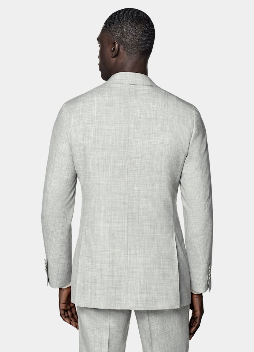 Light Grey Custom Made Suit