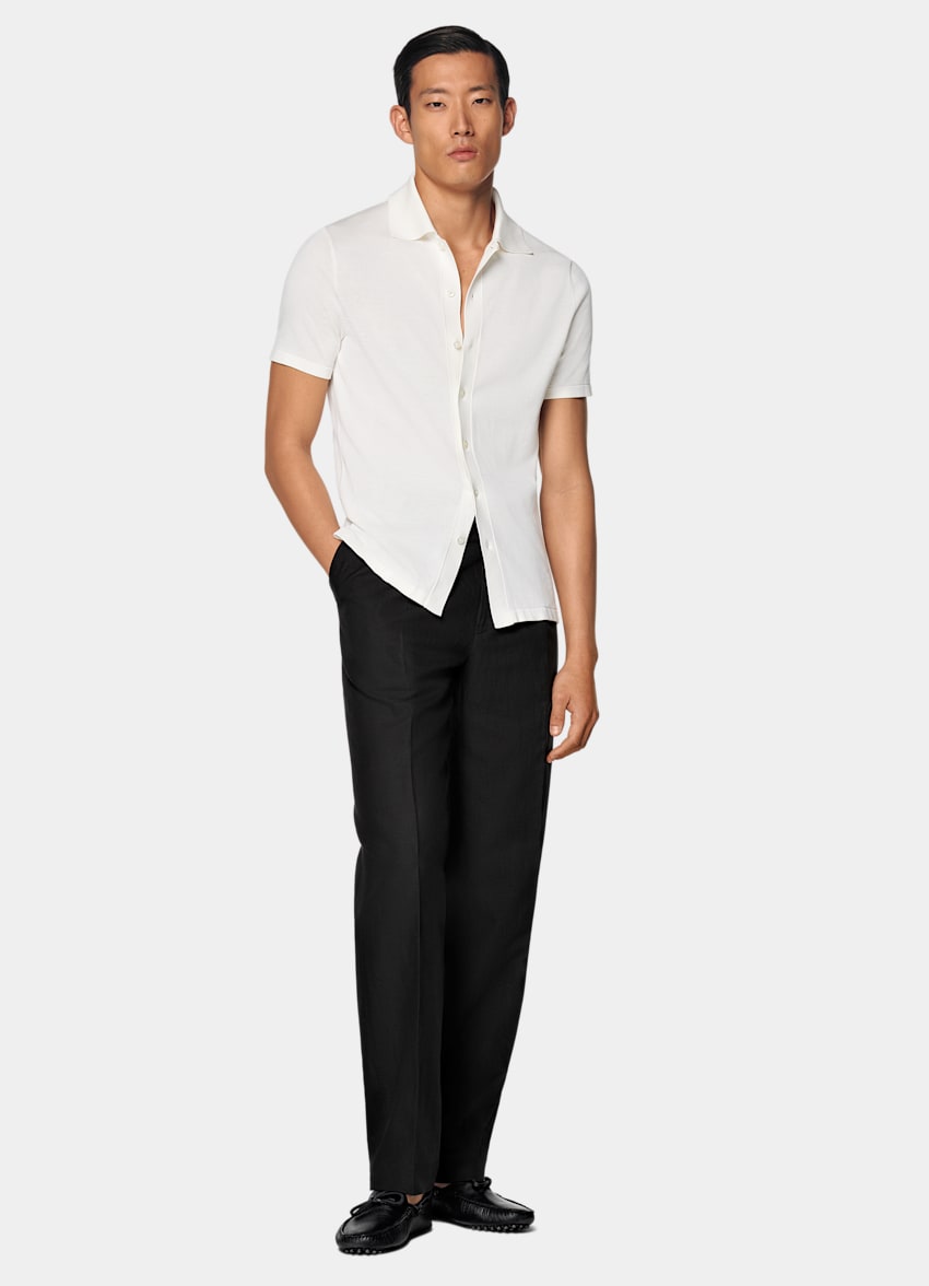 Off-White Polo Cardigan