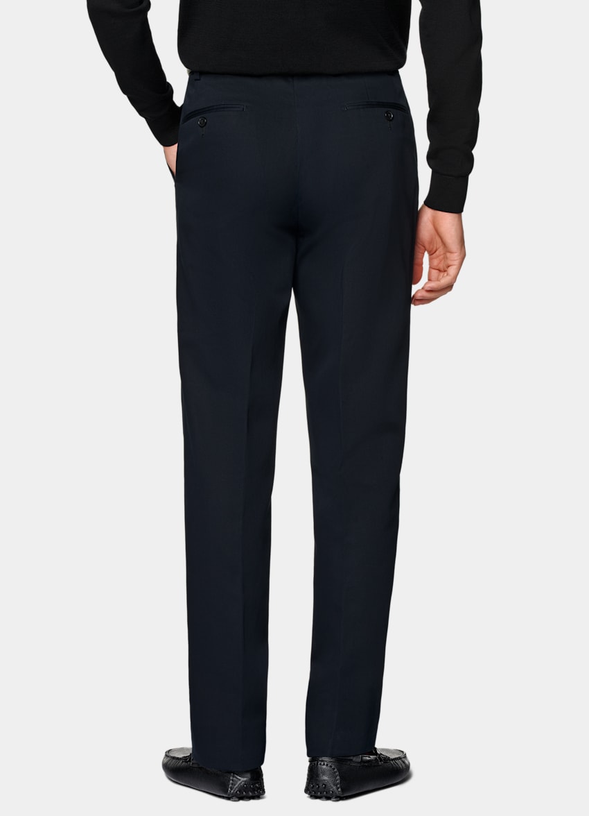 Navy Straight Leg Pants