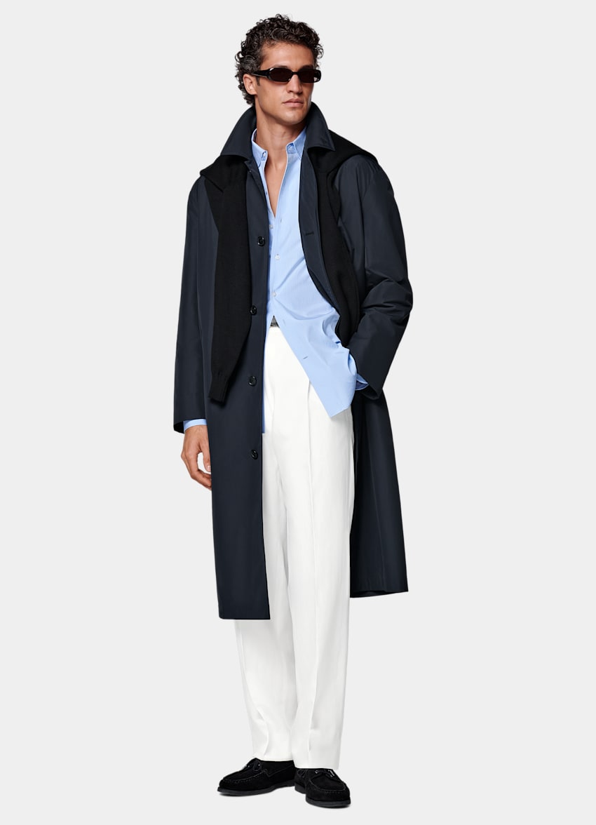 Navy Overcoat