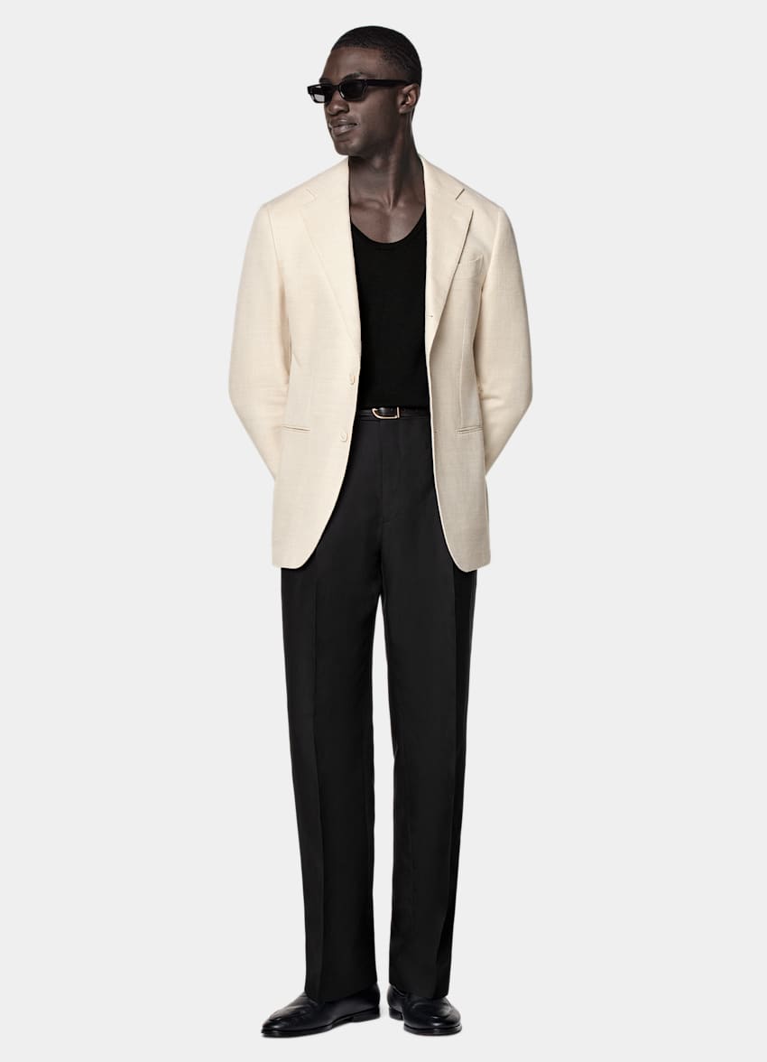 Sand Tailored Fit Havana Blazer