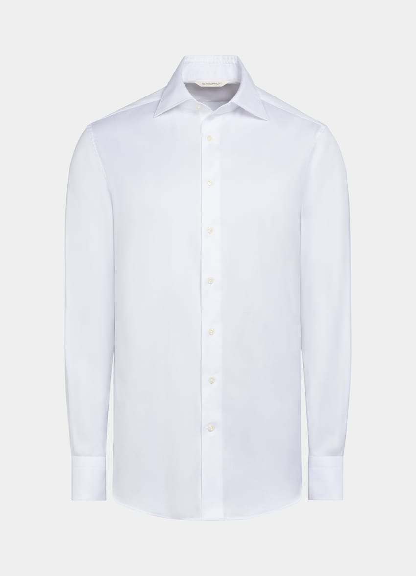 White Royal Oxford Slim Fit Shirt