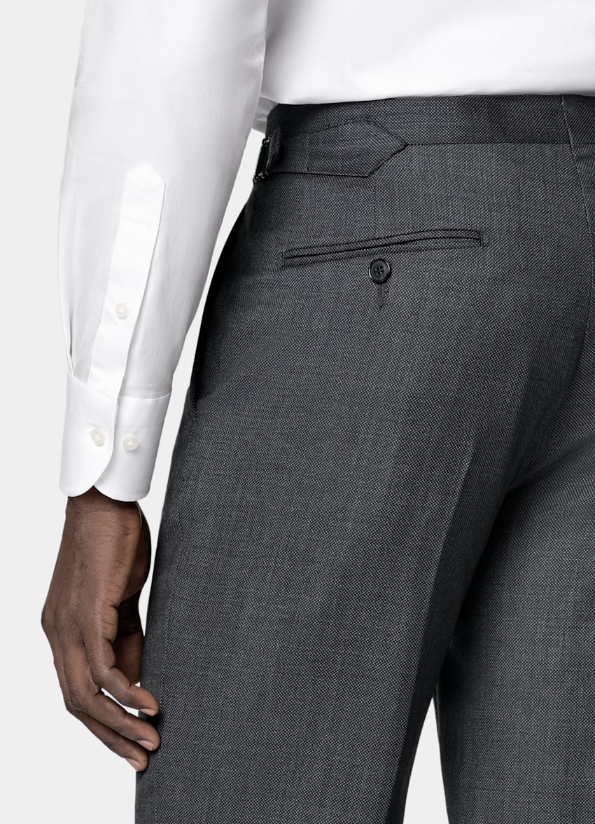 Dark Grey Tailored Fit Havana Suit