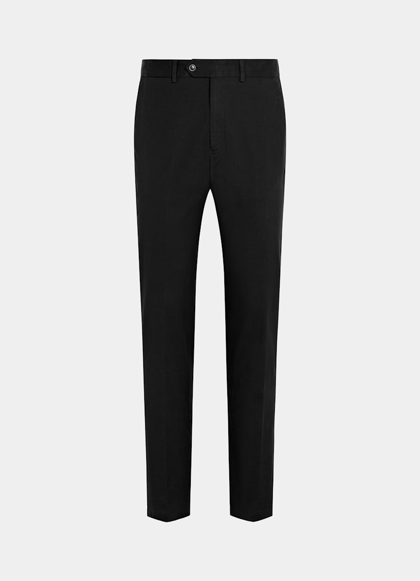 Dark Brown Slim Leg Straight Chinos