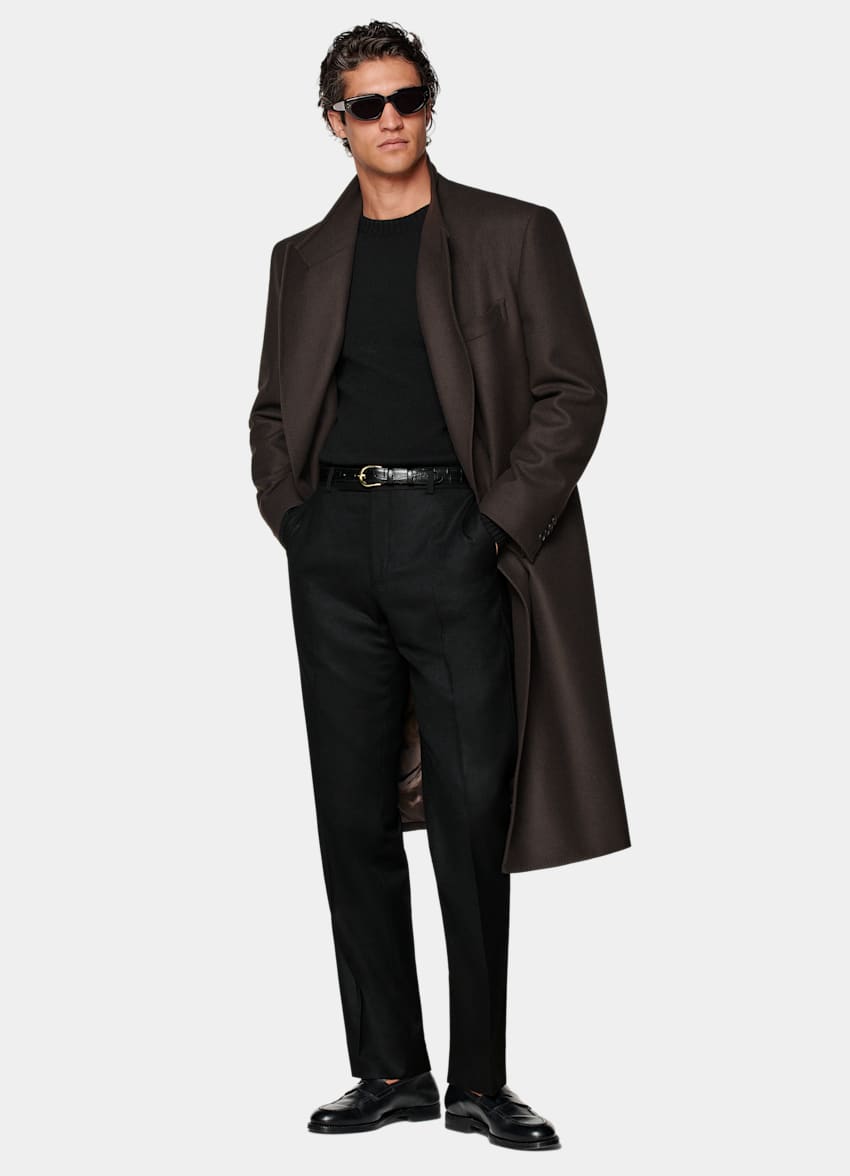 Dark Brown Overcoat