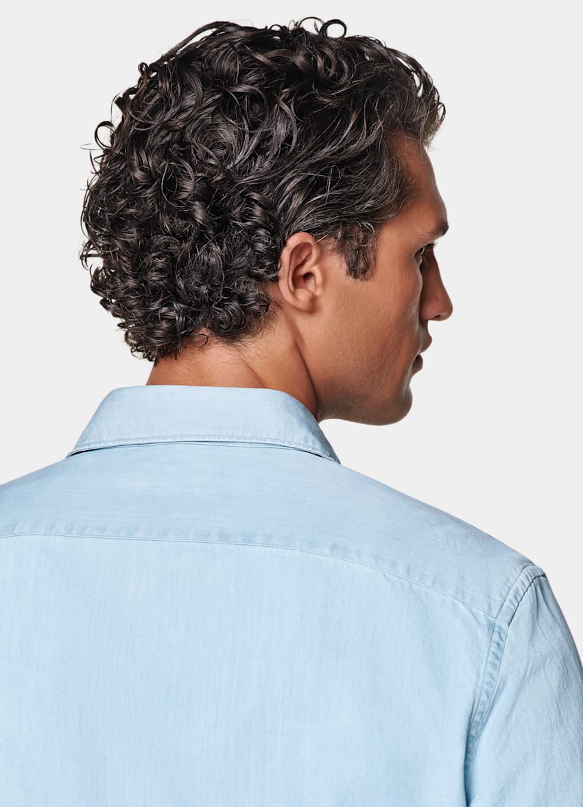 Light Blue Tailored Fit Shirt