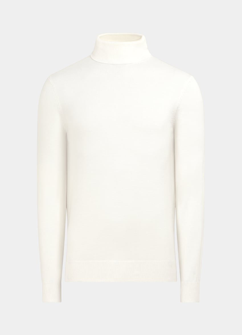 Off-White Merino Turtleneck