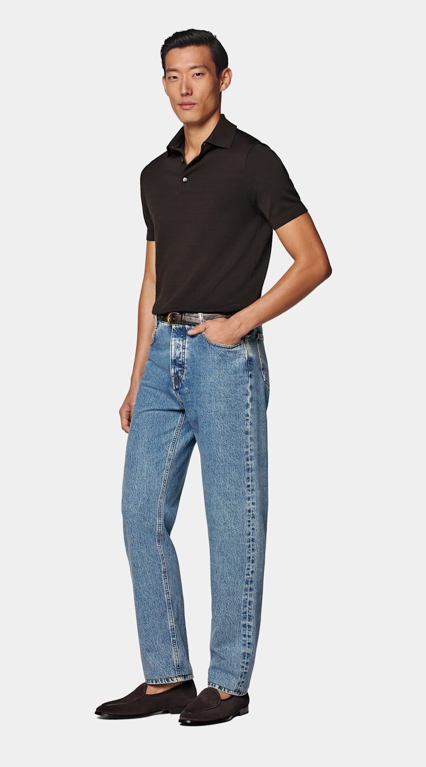 Dark Brown Polo