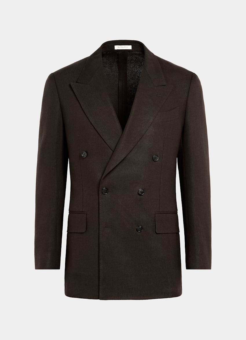 Mid Brown Tailored Fit Milano Suit