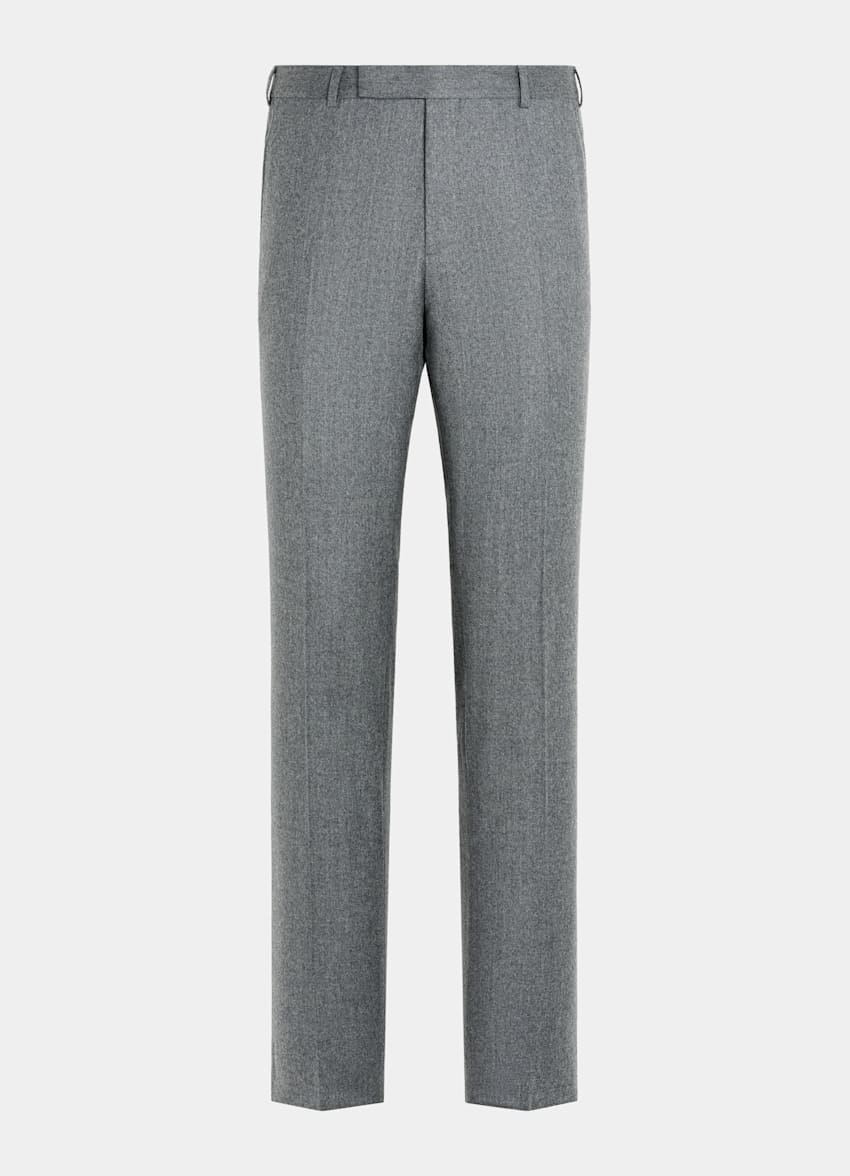 Mid Grey Straight Leg Pants