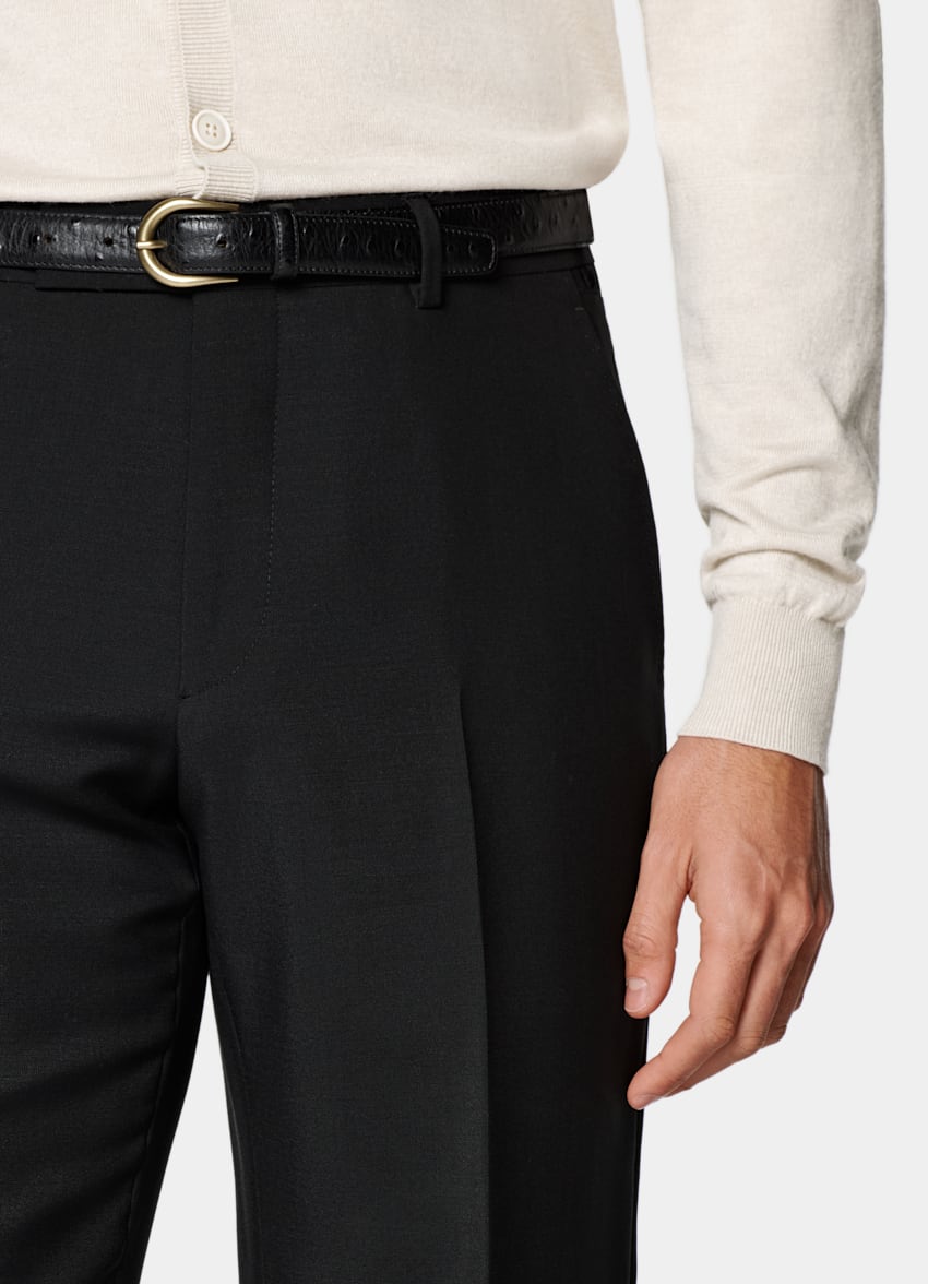 Black Tailored Fit Milano Suit