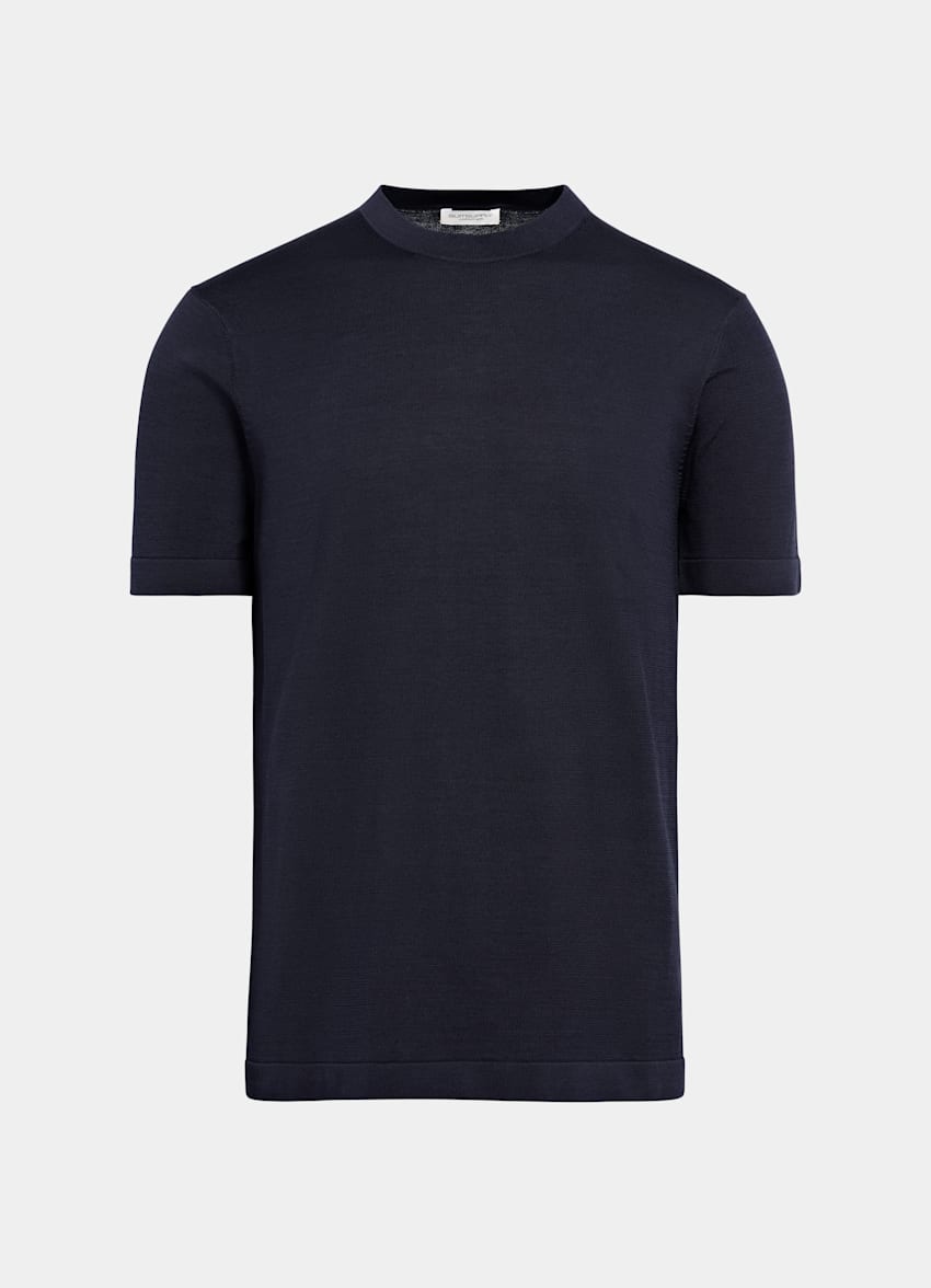 Navy Short Sleeve Crewneck