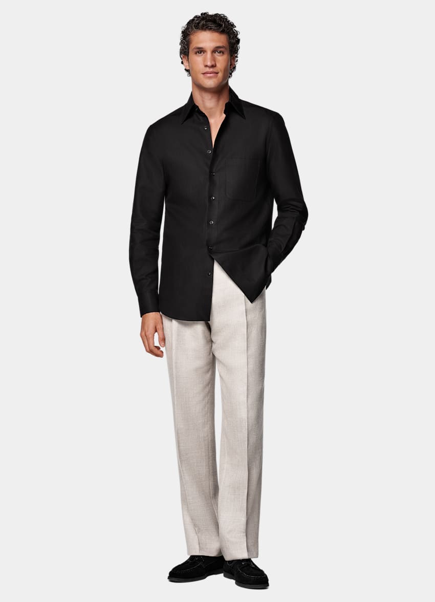 Black Relaxed Fit Shirt