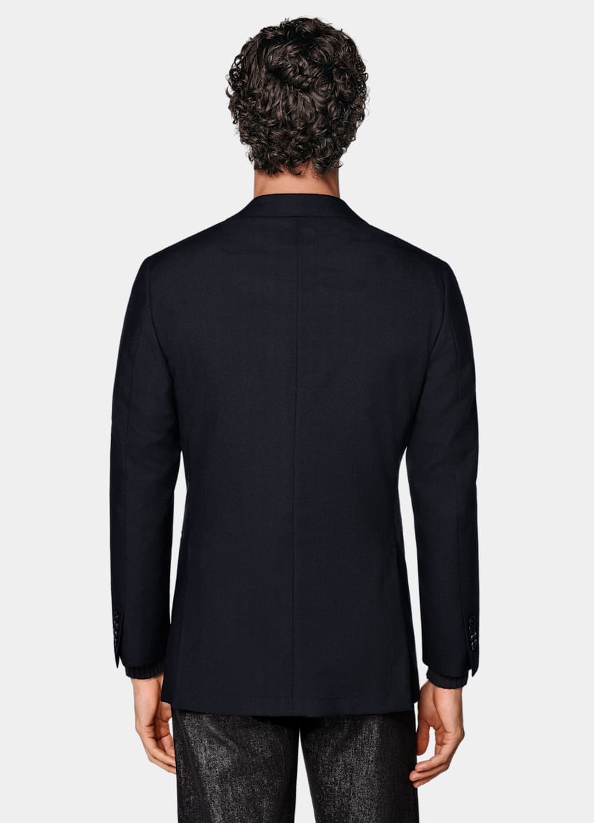 Navy Tailored Fit Havana Suit Jacket