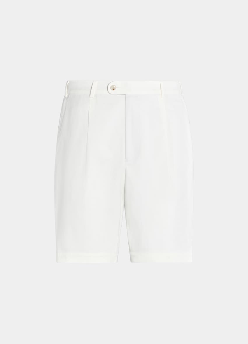 Off-White Straight Leg Shorts