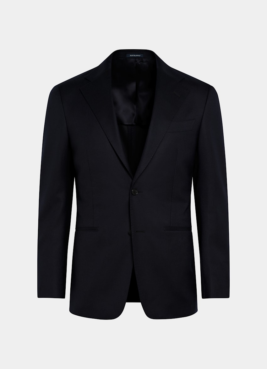 Navy Tailored Fit Havana Suit Jacket