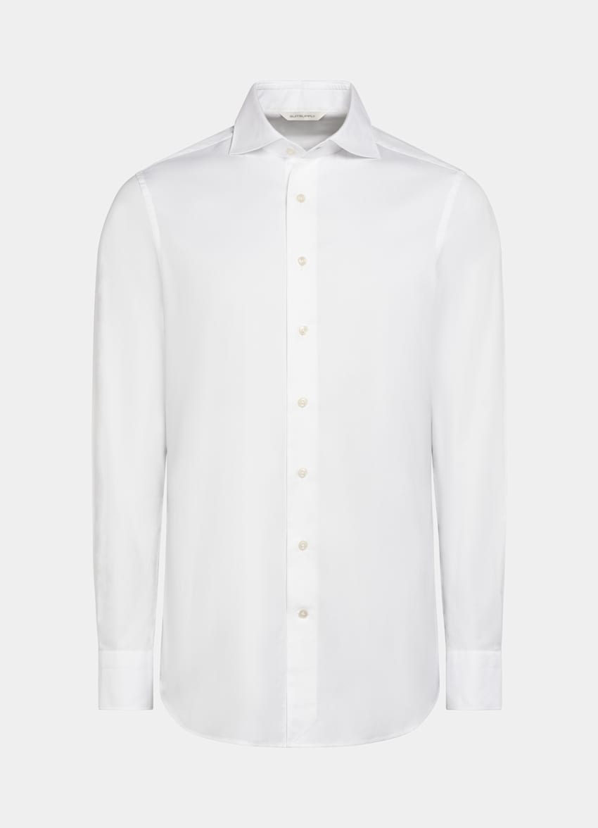 White Twill Extra Slim Fit Shirt