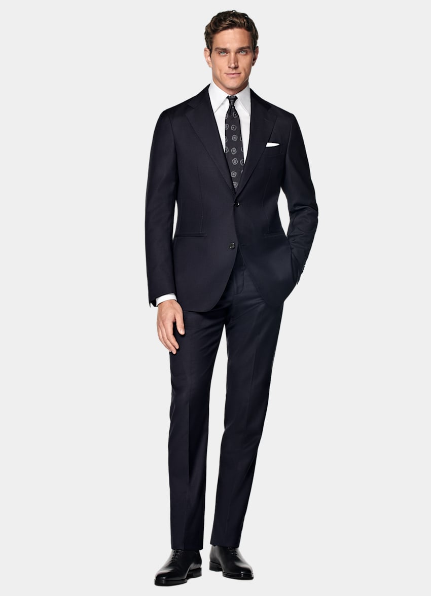Navy Perennial Tailored Fit Havana Suit
